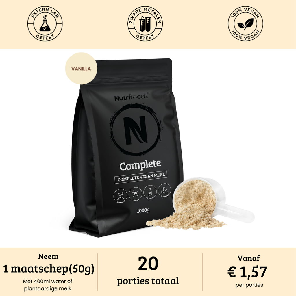Nutrifoodz® Complete - Vanilla - 0% korting