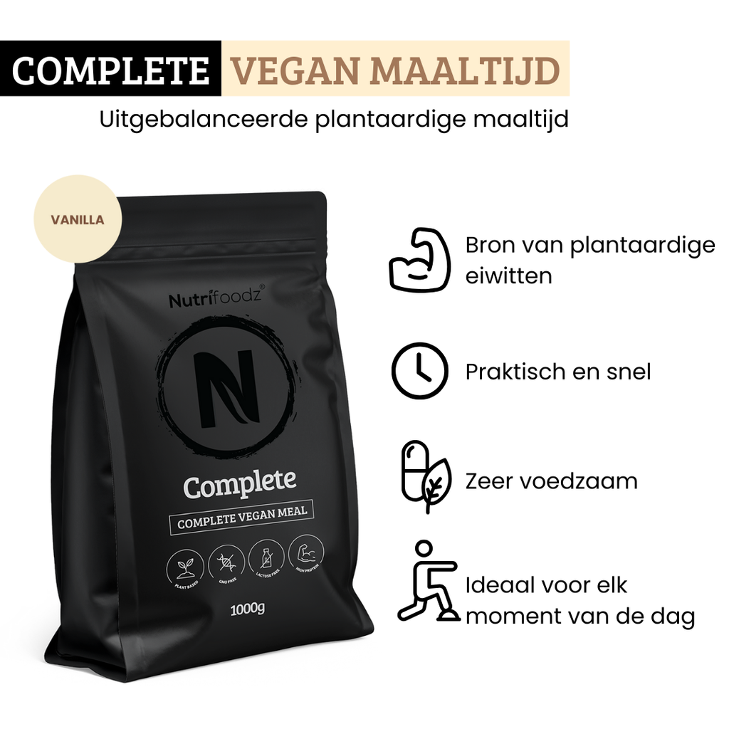 Nutrifoodz® Complete - Vanilla - 0% korting