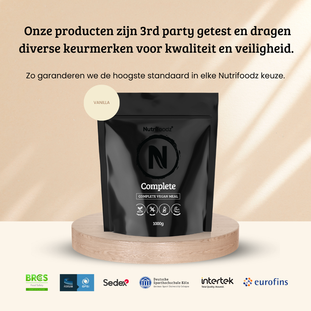 Nutrifoodz® Complete - Vanilla - 0% korting